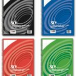 Coil Exercise Book - 80 Page - 7mm Ruled  10"x 8"
