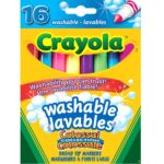 16 Crayola Washable Broad Tip Markers - Colossal Colors