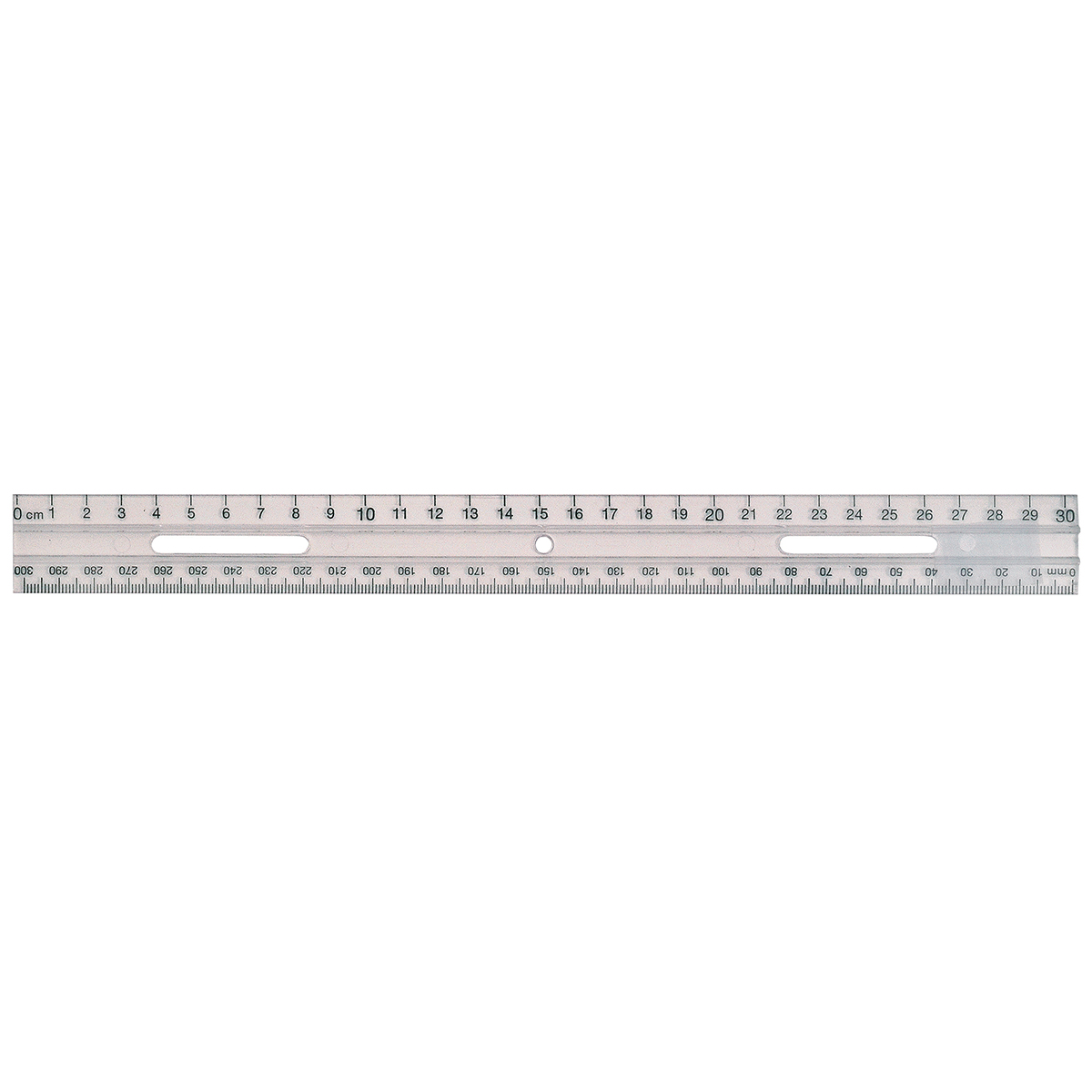 Clear Plastic 30 Cm Ruler Cm Mm Markings Custom School Supplies