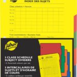 Hilroy Subject Dividers - Pkg of 5