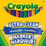 12 Crayola Fine Line Markers - Bold Colors
