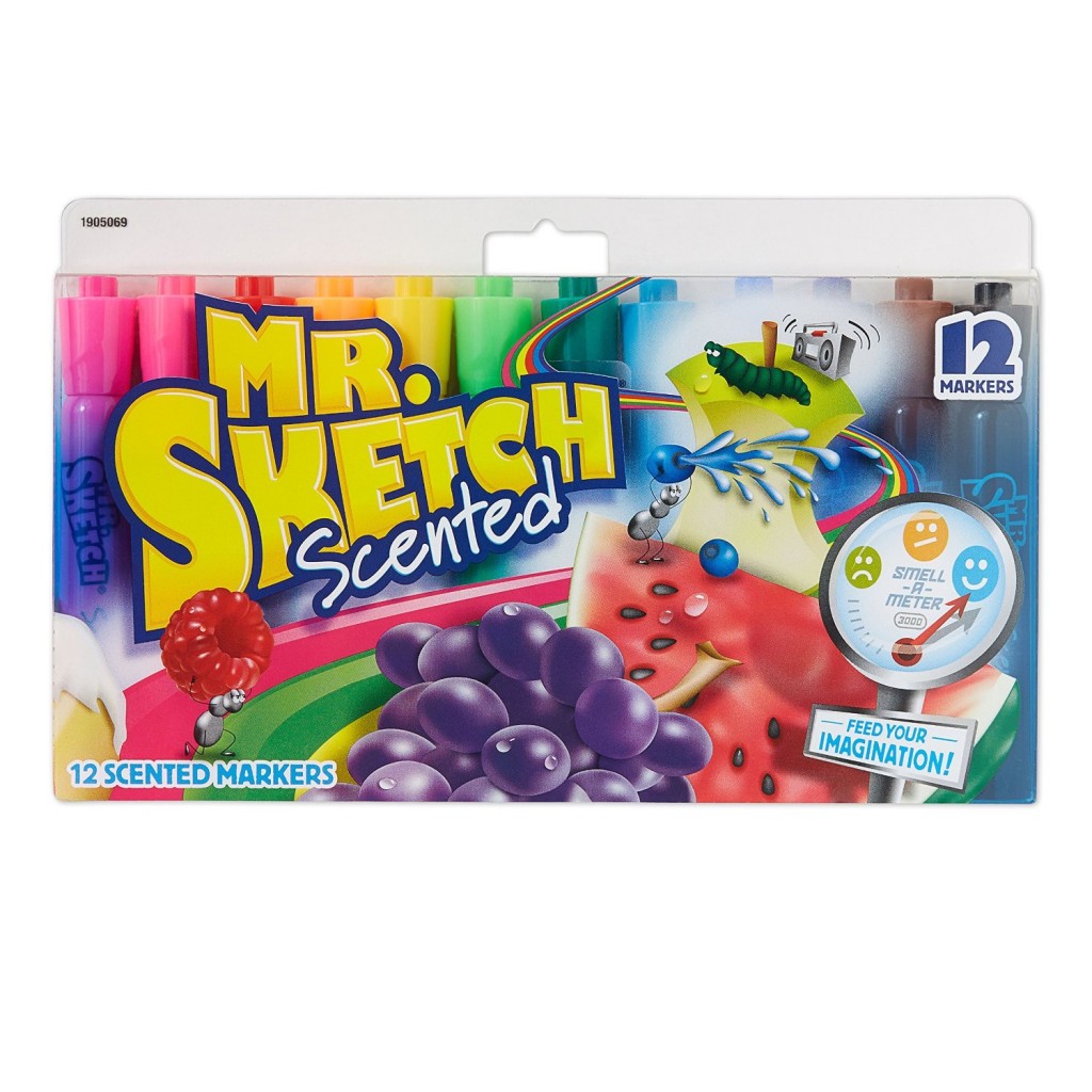 12 Mr Sketch Scented Broad Tip Markers