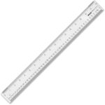 Flexible Clear Plastic  30 cm Ruler - cm,mm,dm