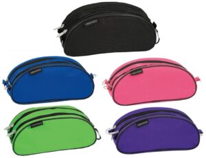 Dual  Zipper Soft Pencil Case