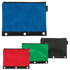 3 Ring Nylon Pencil Case