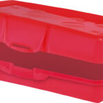 Pencil Box  2-3/5"H x 8-3/10"W x 5-1/2"D.